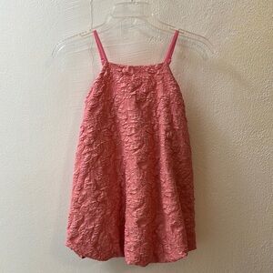 EUC H&M Pink Textured Kids Dress